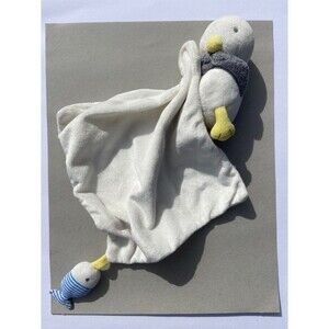 Rare Jacadi Paris penguin baby lovey used good condition designer